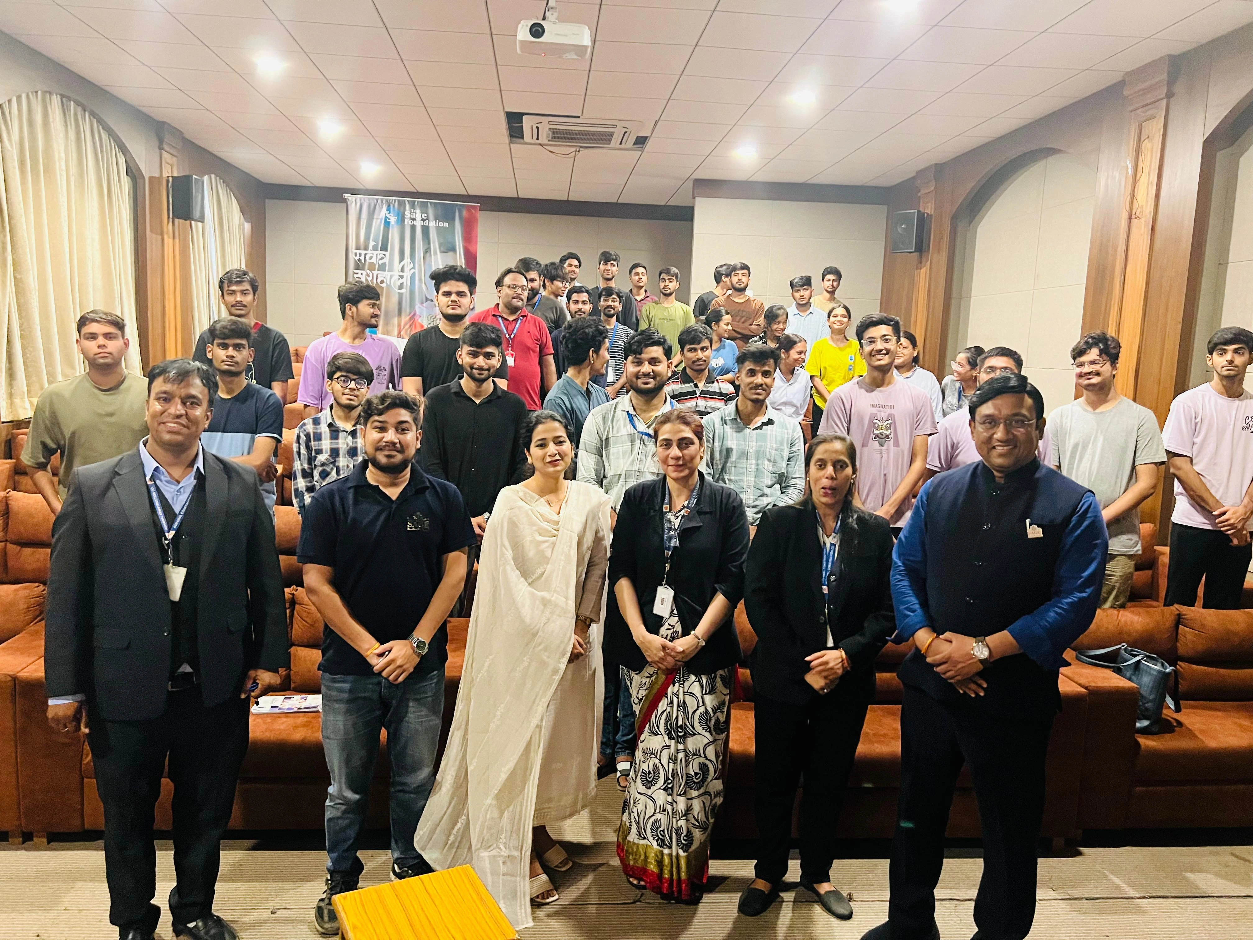 The True SAGE Foundation organized
                                                    a session titled Paving the Way to Success